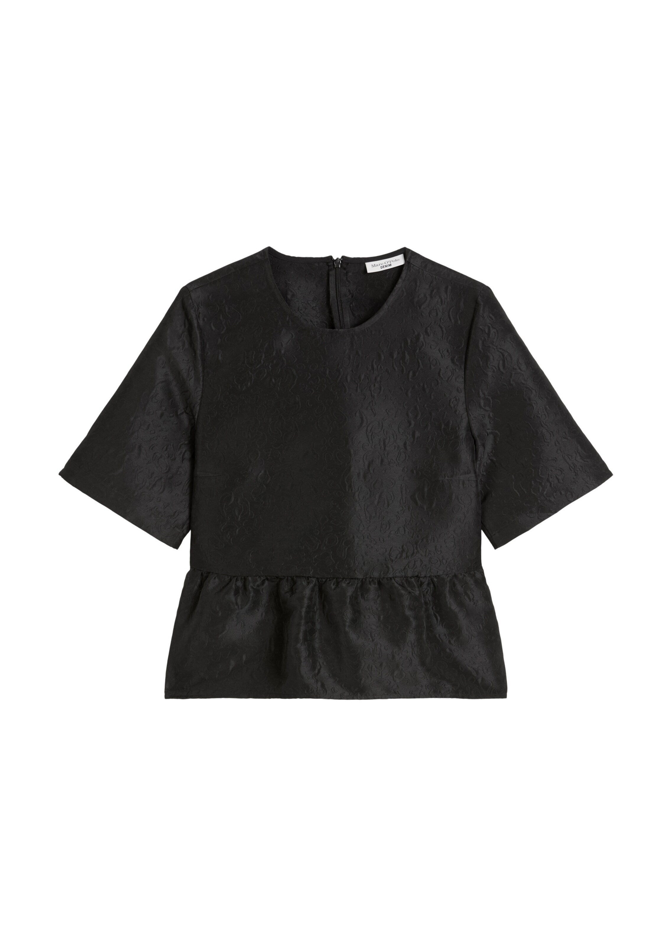 Marc O'Polo DENIM Blouse in Zwart: voorkant