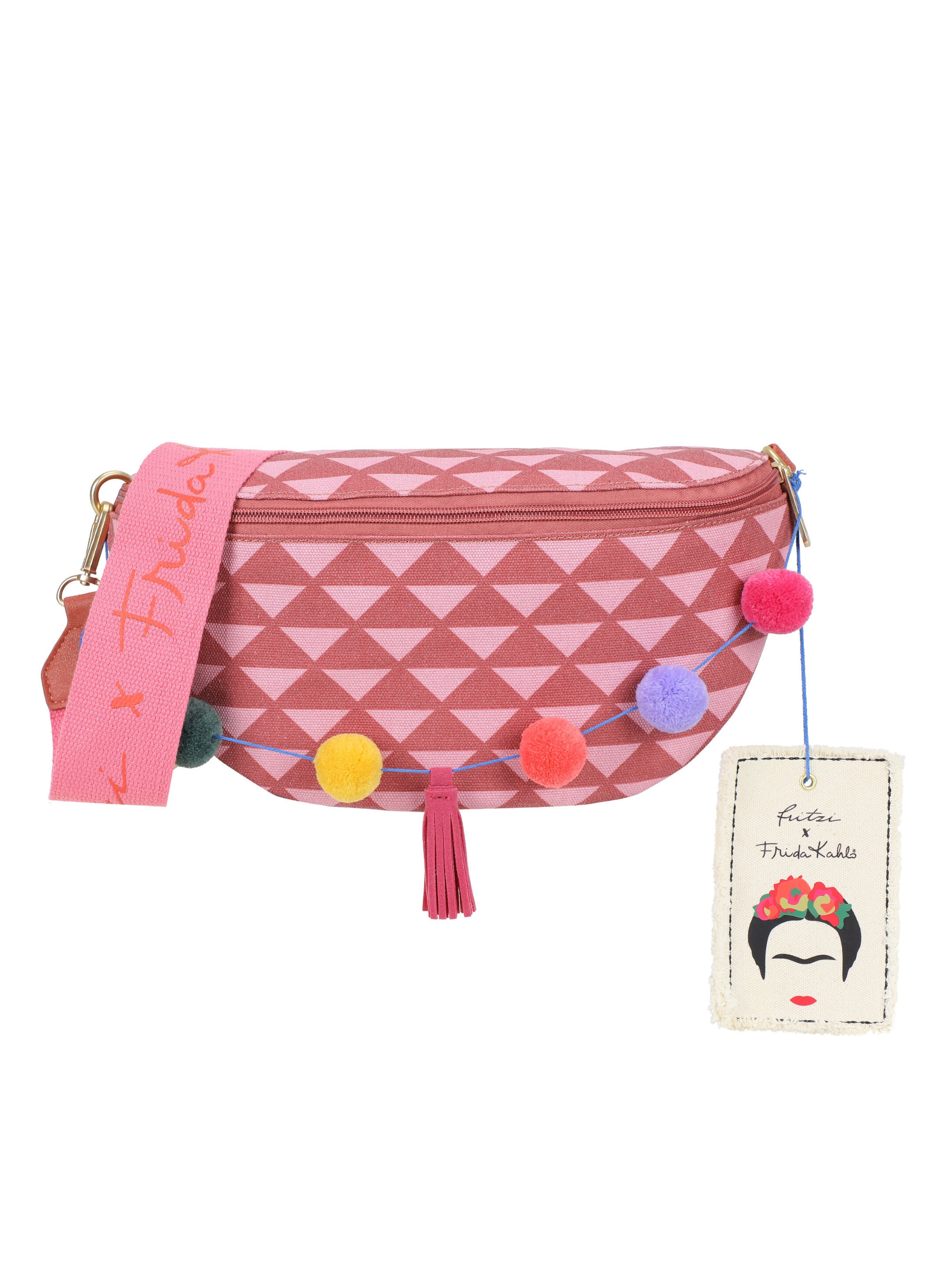 Fritzi aus Preußen Crossbody Bag 'Fritzi x F. Kahlo' in Mixed colors: front