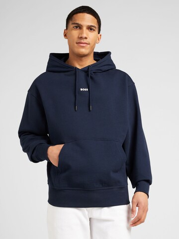 BOSS Sweatshirt 'We Small' i blå: forside