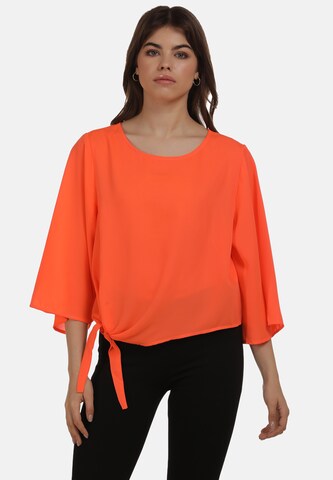 MYMO Blouse in Orange: front