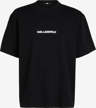 Karl Lagerfeld Μπλουζάκι 'Ikonik' σε μαύρο / λευκό, Άποψη προϊόντος