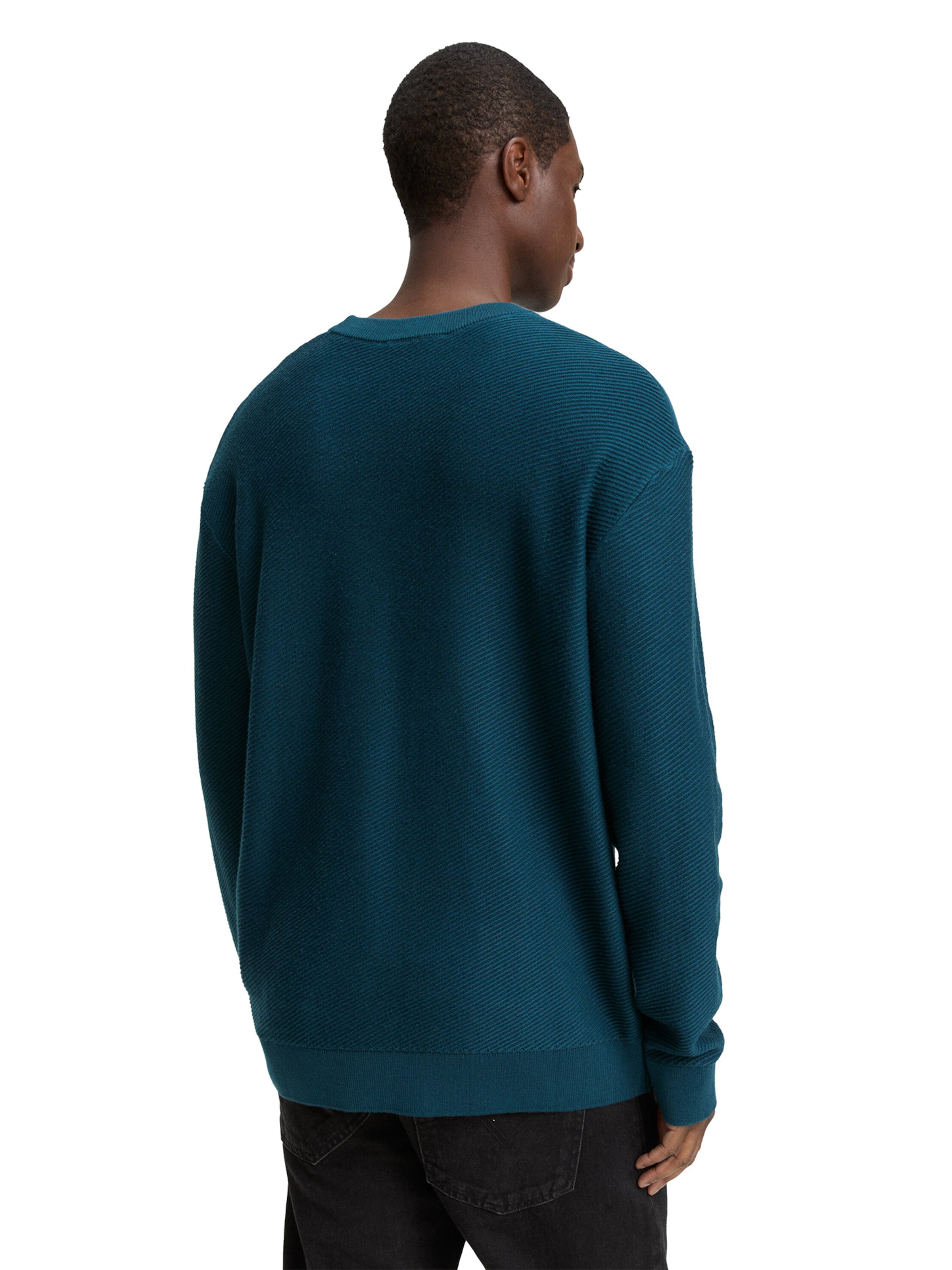 TOM TAILOR DENIM Pullover in Grün