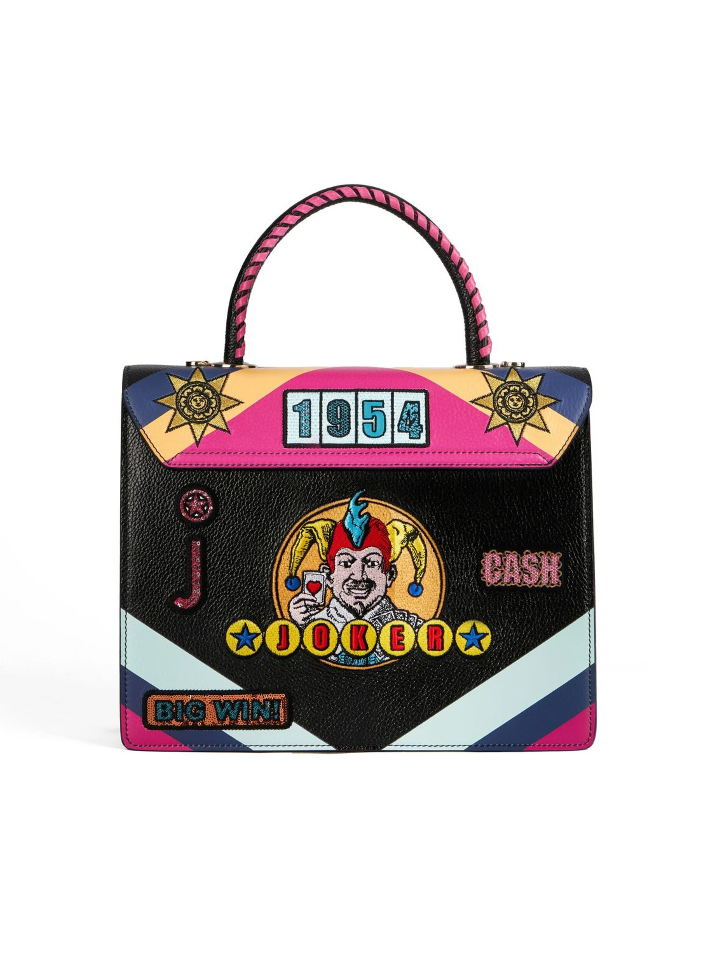 Braccialini - Bolso de mano 'Audrey Regina Di Cuori' en negro