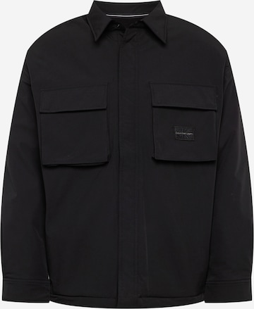 melns Calvin Klein Jeans Starpsezonu jaka: no priekšpuses
