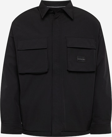 Veste mi-saison Calvin Klein Jeans en noir : devant