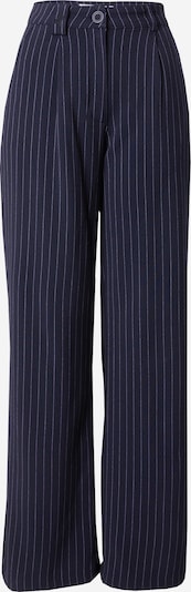 Pantaloni con pieghe 'Idris' Oval Square di colore navy / bianco, Visualizzazione prodotti