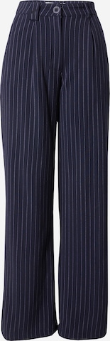 Wide leg Pantaloni con pieghe 'Idris' di Oval Square in blu: frontale