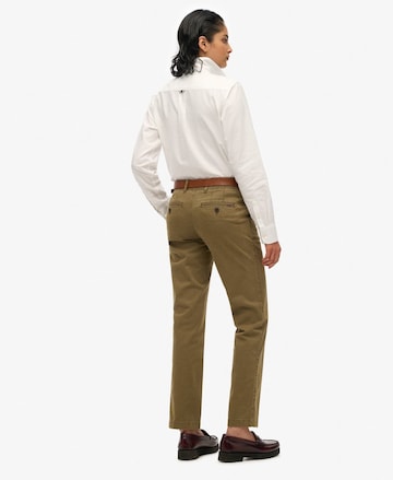 Coupe slim Pantalon chino Superdry en vert