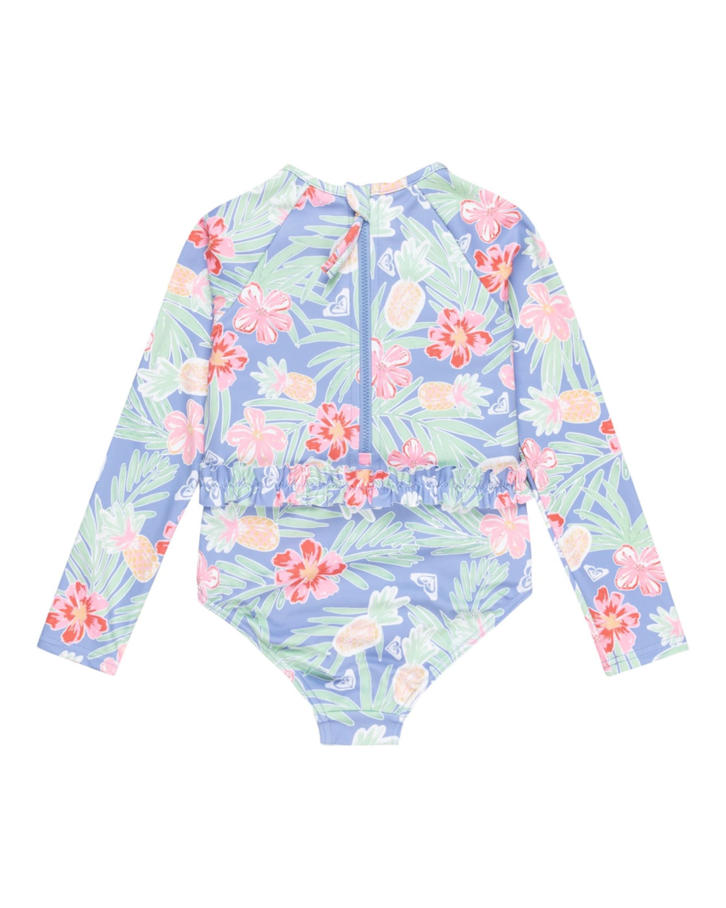 ROXY Swimsuit 'Tropical Story' in Blue: front