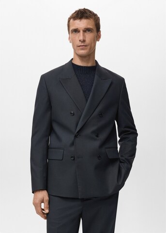 MANGO MAN Regular fit Business Blazer 'Bostone' in Blue: front