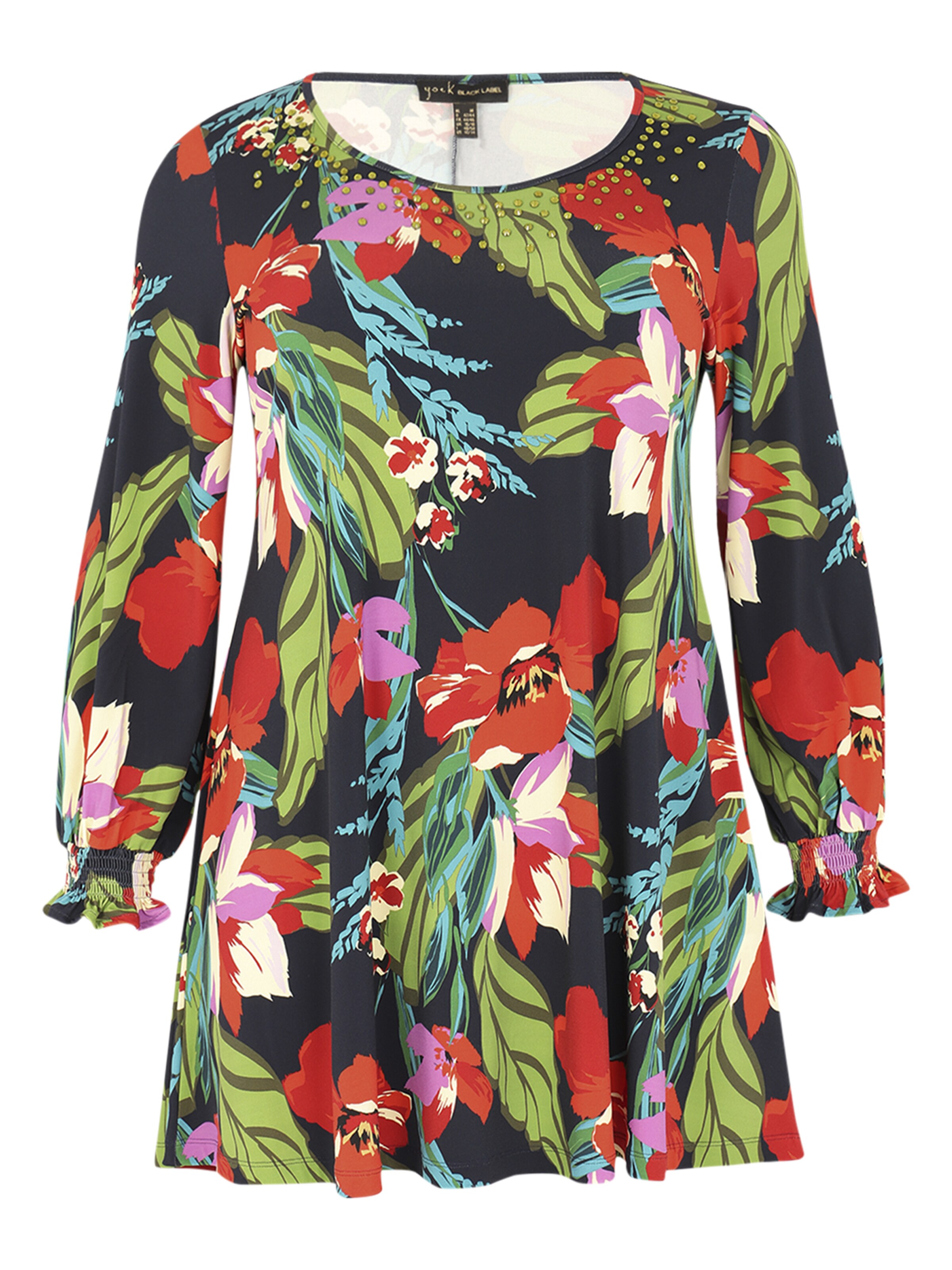 YOEK Tuniek in Blauw: voorkant