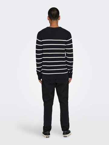 Only & Sons Trui 'ONSPHIL' in Blauw