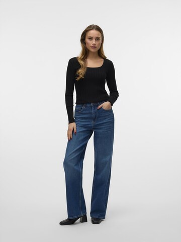 VERO MODA Pullover 'VMCecilie' i sort