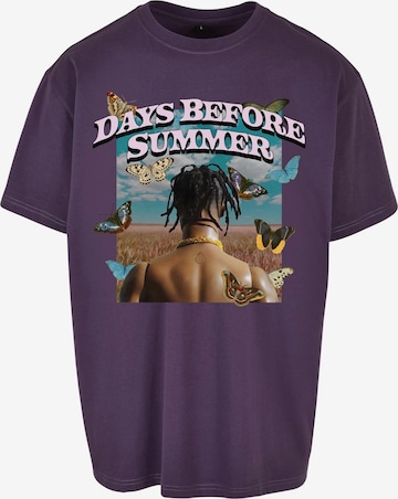 Maglietta 'Days Before Summer' di MT Upscale in lilla: frontale