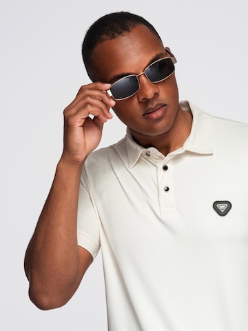 Ombre Shirt‌ in Weiß