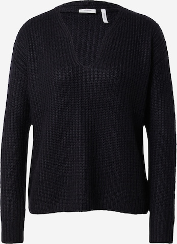 s.Oliver BLACK LABEL Sweter w kolorze czarny: przód