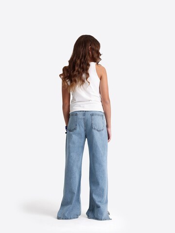 Solang Regular Hose Denim lässiger Schnitt in Blau