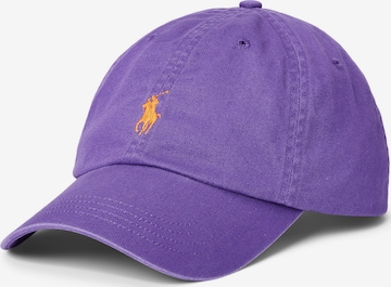 Cappello da baseball di Polo Ralph Lauren in lilla: frontale