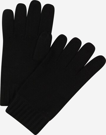 Polo Ralph Lauren Γάντια με δάχτυλα σε μαύρο: μπροστά
