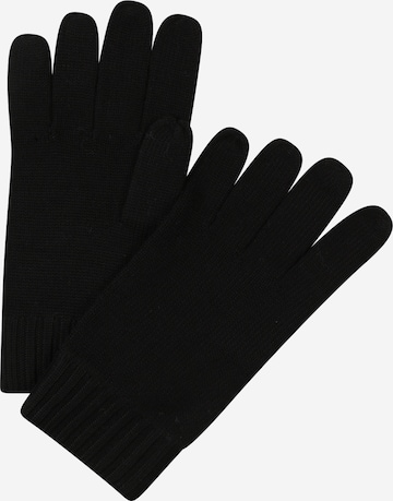 Gants Polo Ralph Lauren en noir : devant