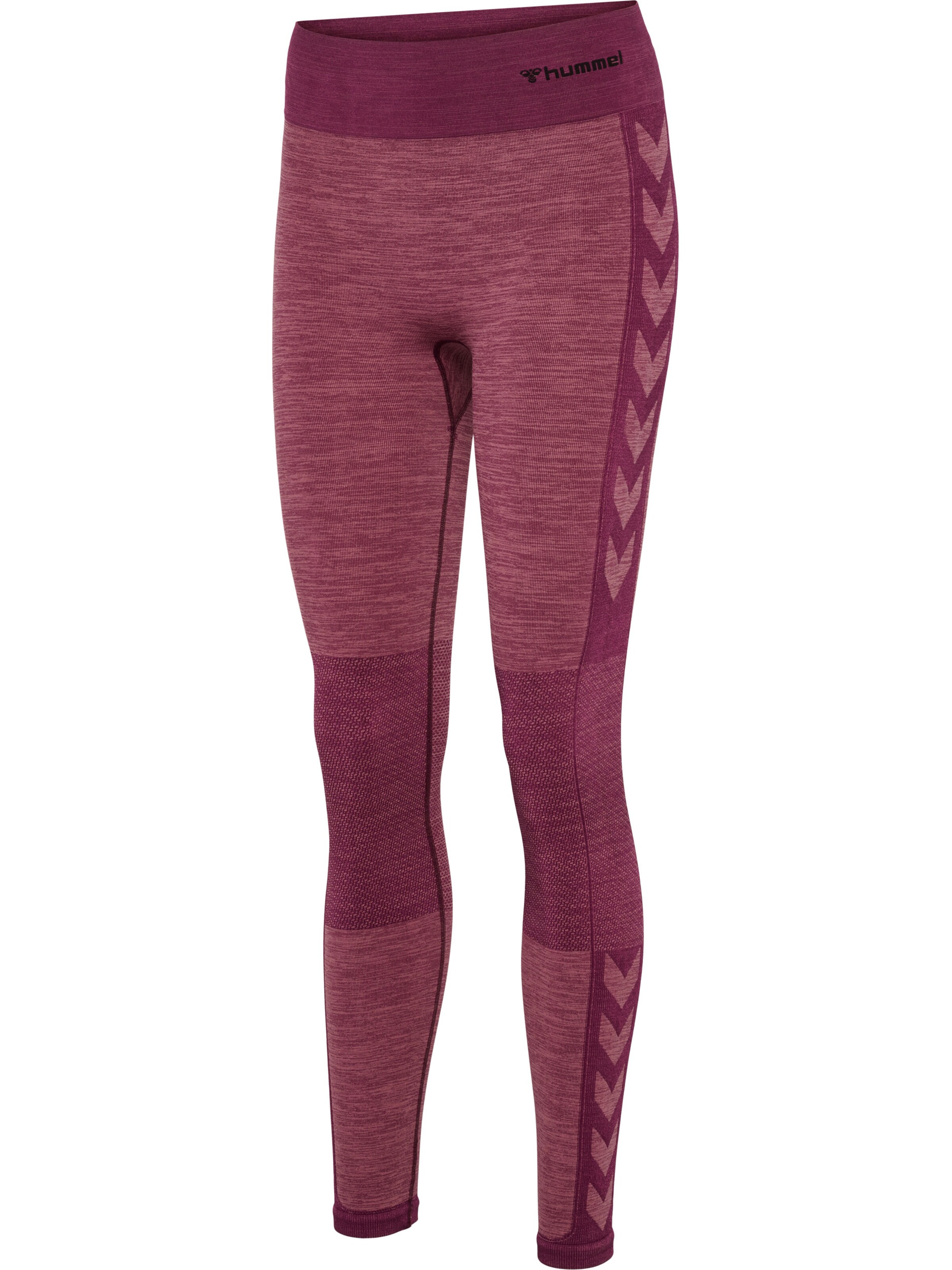 Hummel Skinny Sportbroek in Lila