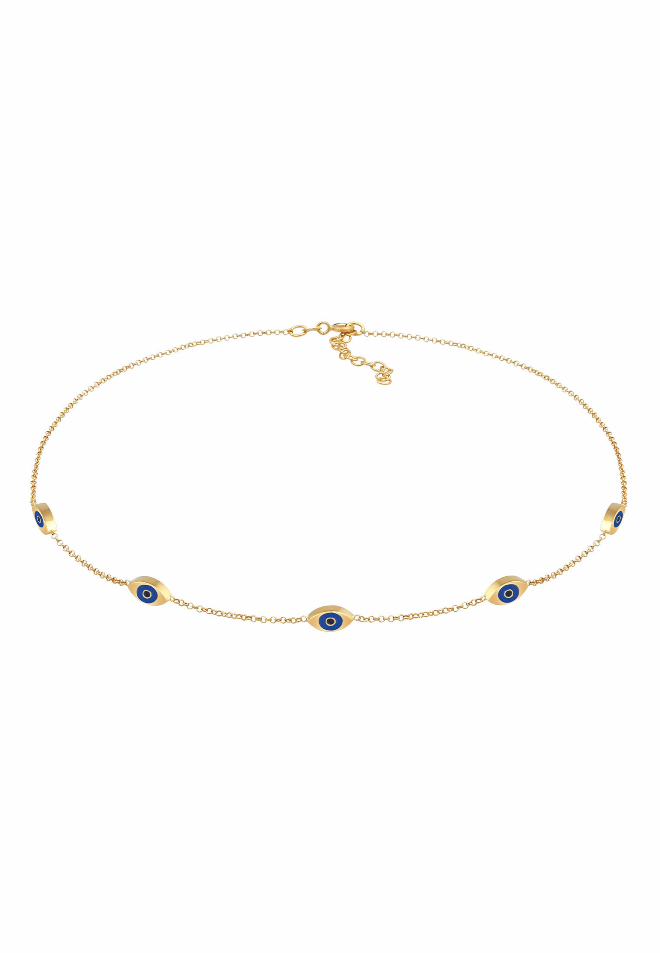 Chaîne 'Evil Eye' ELLI en or : devant