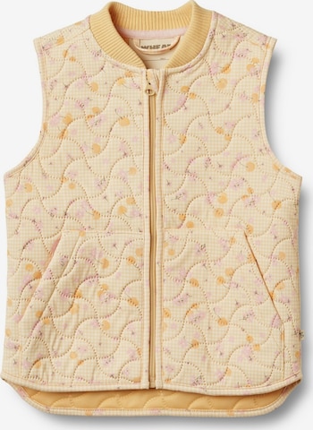 Gilet 'Ede' WHEAT en jaune : devant