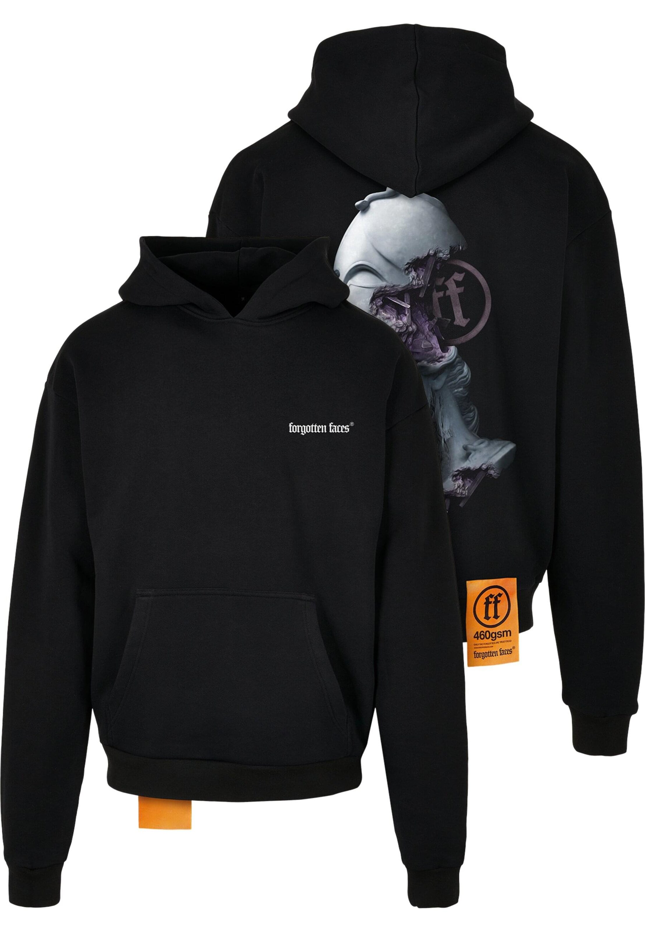 Forgotten Faces Collegepaita 'Madonna' värissä musta