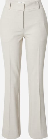 FIVEUNITS Flared Pleated Pants 'Clara' in Beige: front