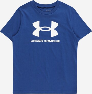 UNDER ARMOUR Sportshirt in Blau: predná strana