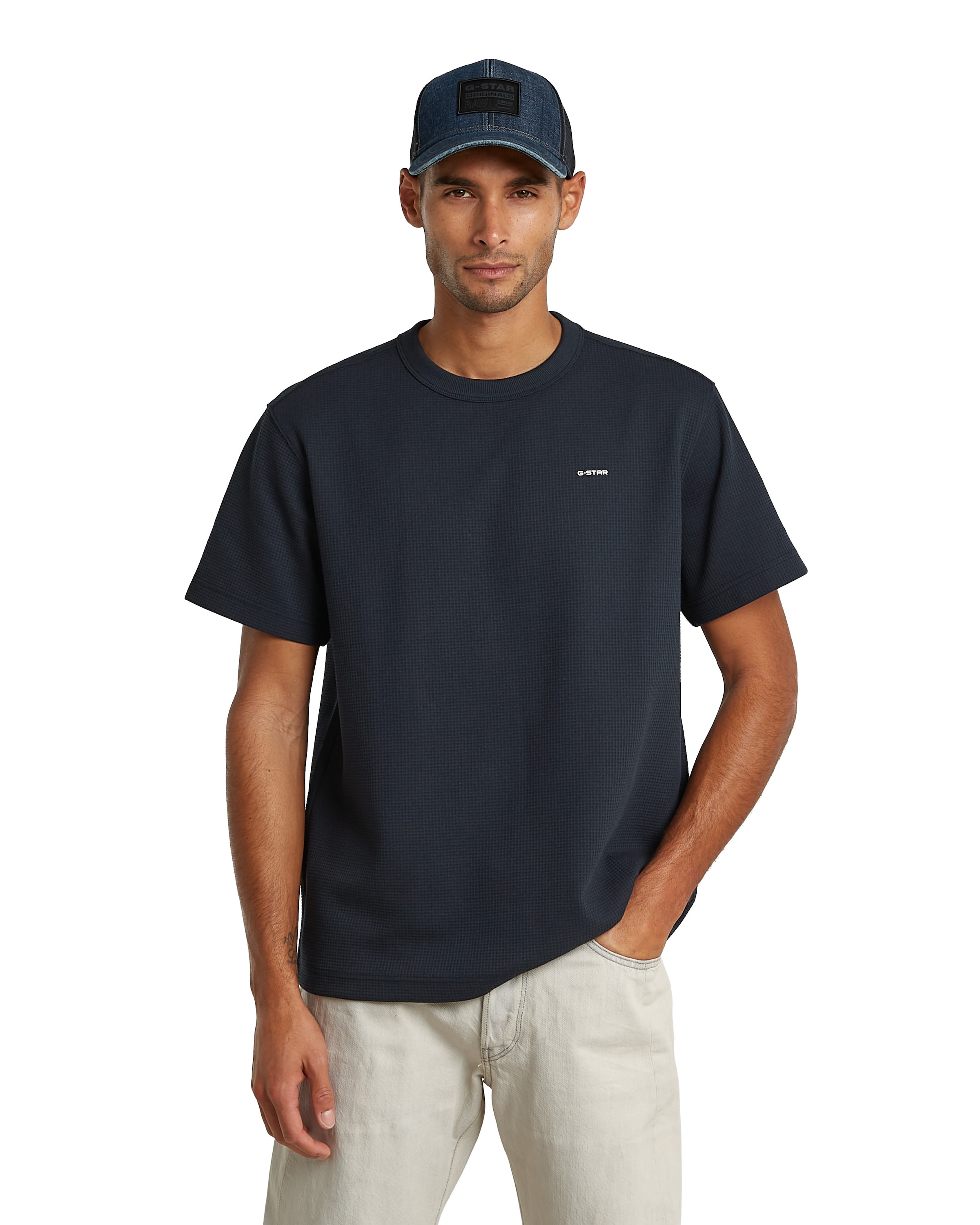 G-STAR Pet 'Baseball Trucker Cap' in Blauw: voorkant