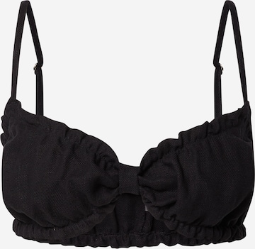 Top 'BEACH LOVERS' di Undress Code in nero: frontale