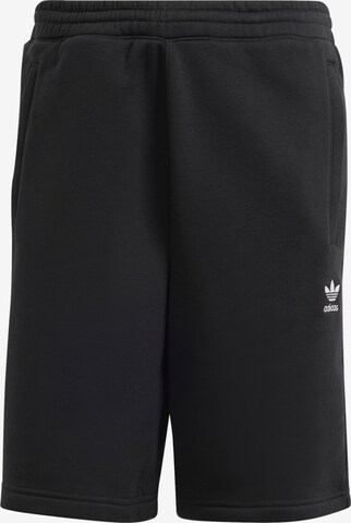 Regular Pantaloni 'Trefoil Essentials' de la ADIDAS ORIGINALS pe negru: față