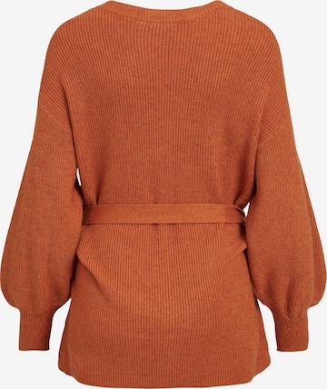 VILA Sweater 'RIL' in Orange