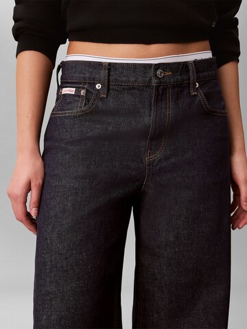 Calvin Klein Jeans Wide leg Jeans in Blauw