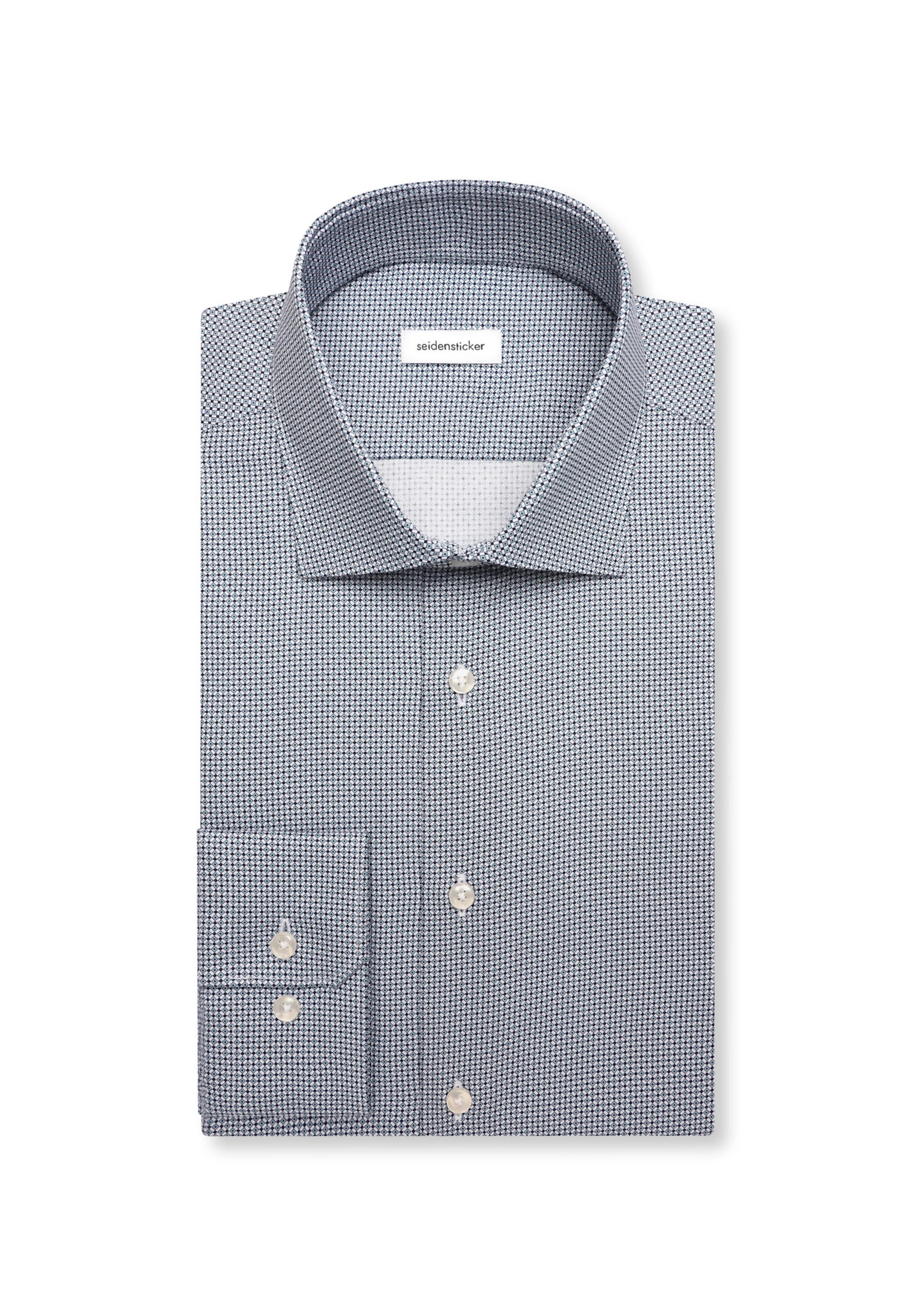 SEIDENSTICKER Regular Fit Businesshemd in Blau