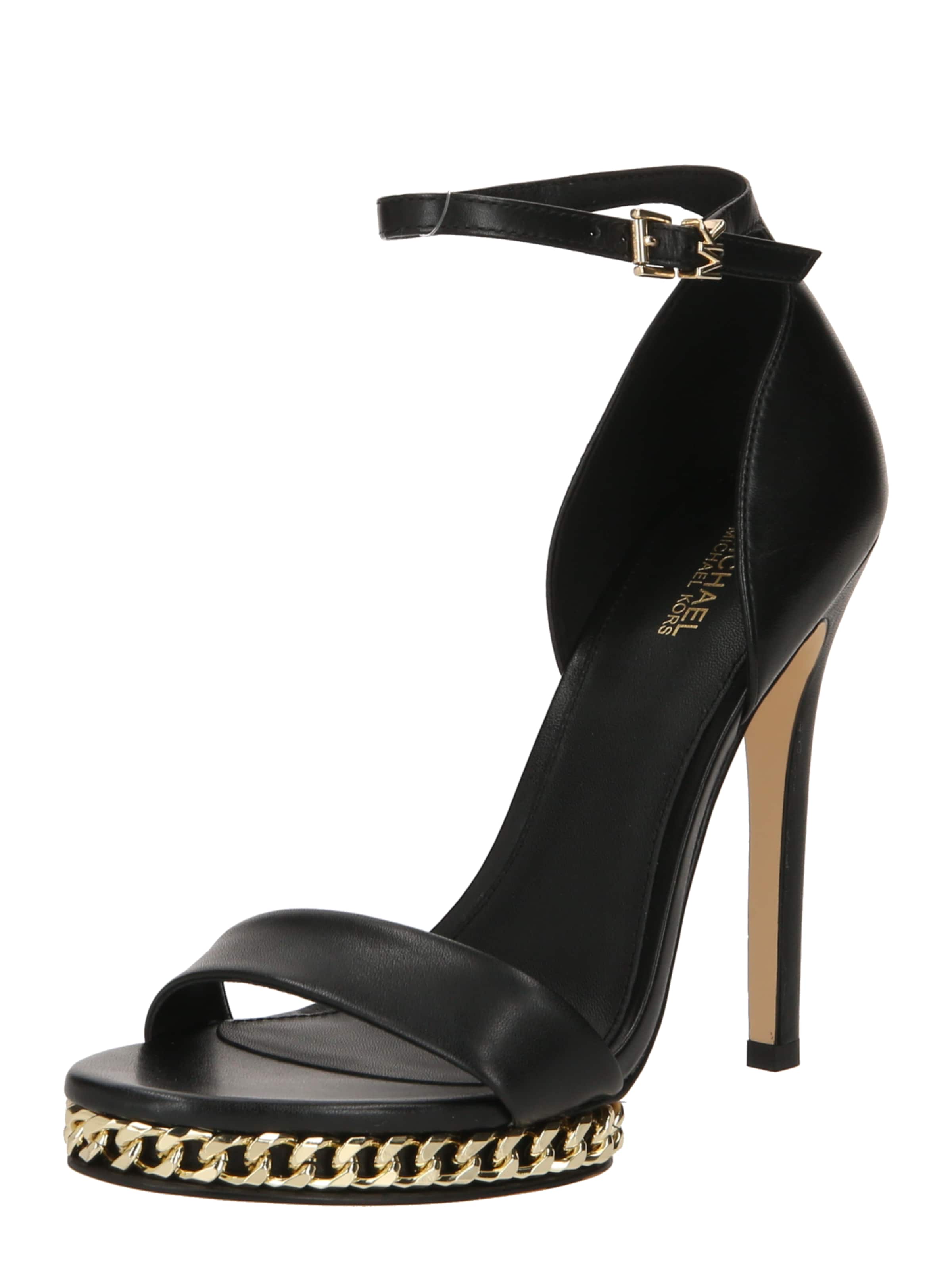 MICHAEL Michael Kors Sandalen met riem 'JORDYN' in Zwart | ABOUT YOU