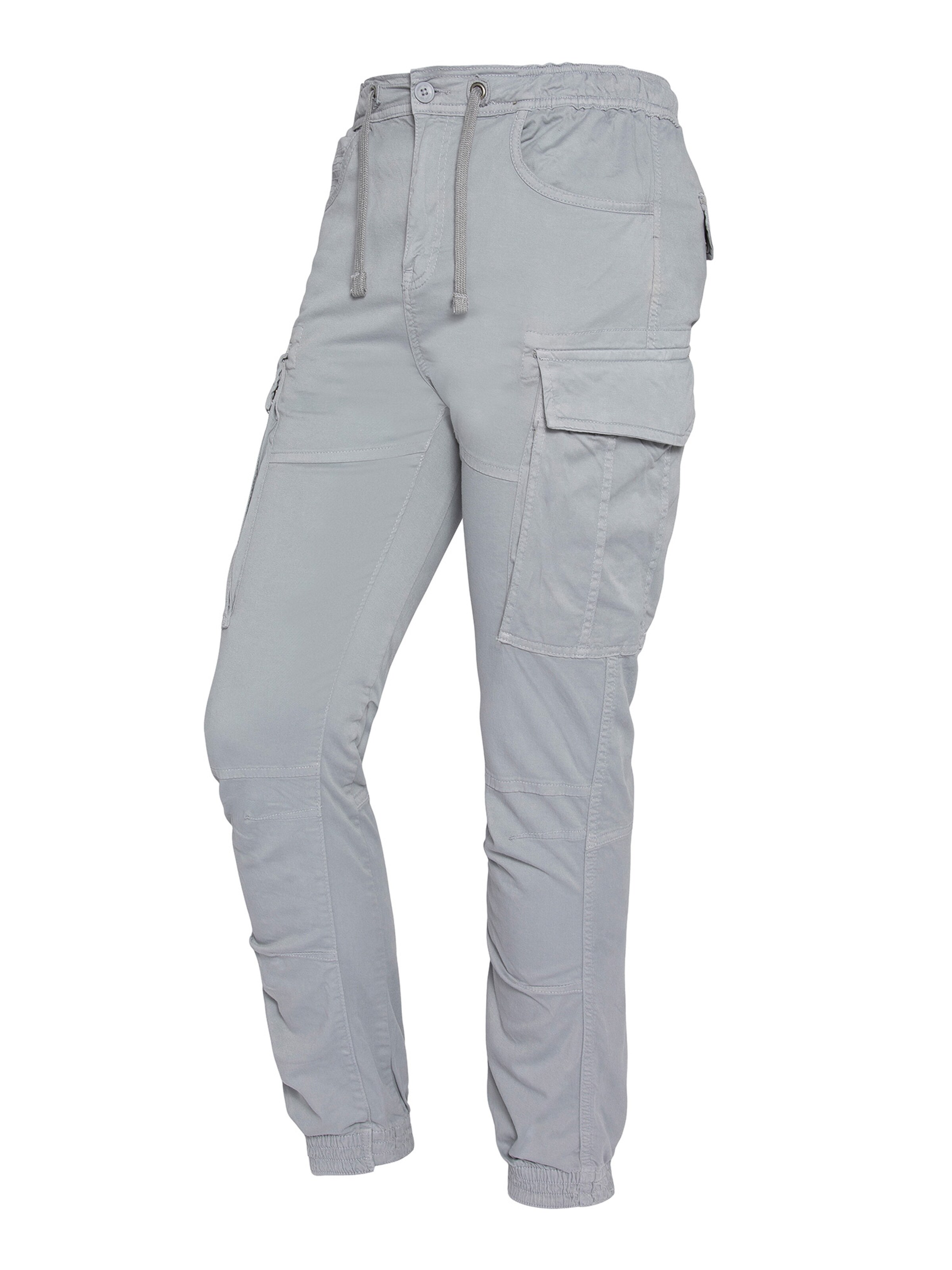 Schott NYC Regular Cargo Pants in Grey