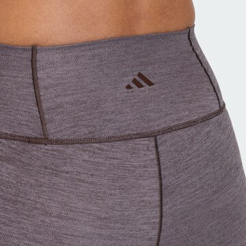 ADIDAS PERFORMANCE - Skinny Pantalón deportivo 'All Me' en marrón