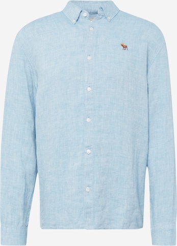 Abercrombie & Fitch - Regular Fit Camisa em azul: frente