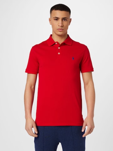 Coupe slim T-Shirt Polo Ralph Lauren en rouge : devant