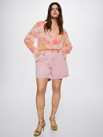 MANGO Bluse 'POPI' in Pink