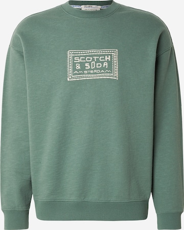 SCOTCH & SODA Sweatshirt in Green: front