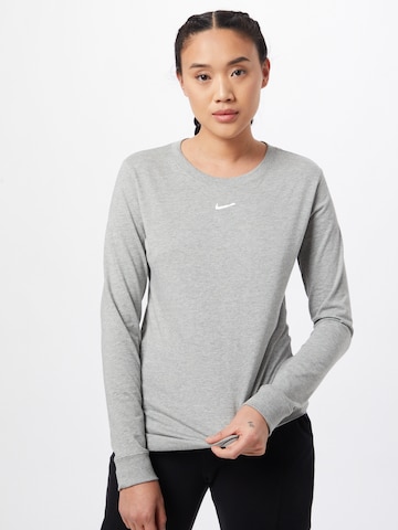 Nike Sportswear Тениска в сиво: отпред