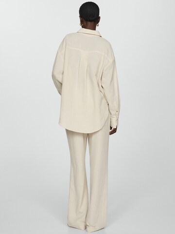 MANGO Blouse 'Gauza' in Beige