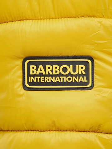 Barbour International Winter Jacket in Yellow