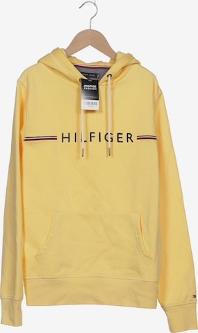 TOMMY HILFIGER Sweatshirt & Zip-Up Hoodie in M in Yellow: front