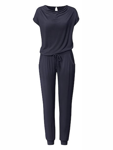 CURARE Yogawear Jumpsuit in Blue: front