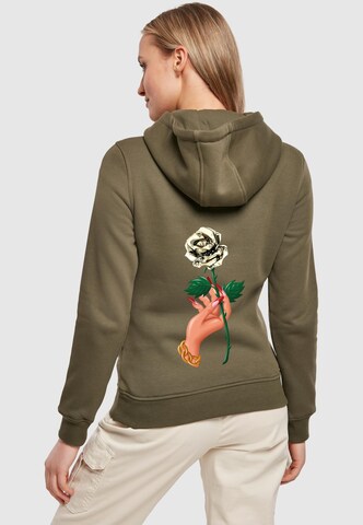 Felpa 'Love Is Blind Love Is Cruel' di Mister Tee in verde: frontale