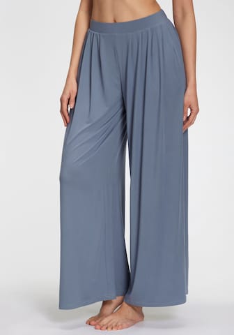 LASCANA Wide Leg Hose in Blau: Vorderseite